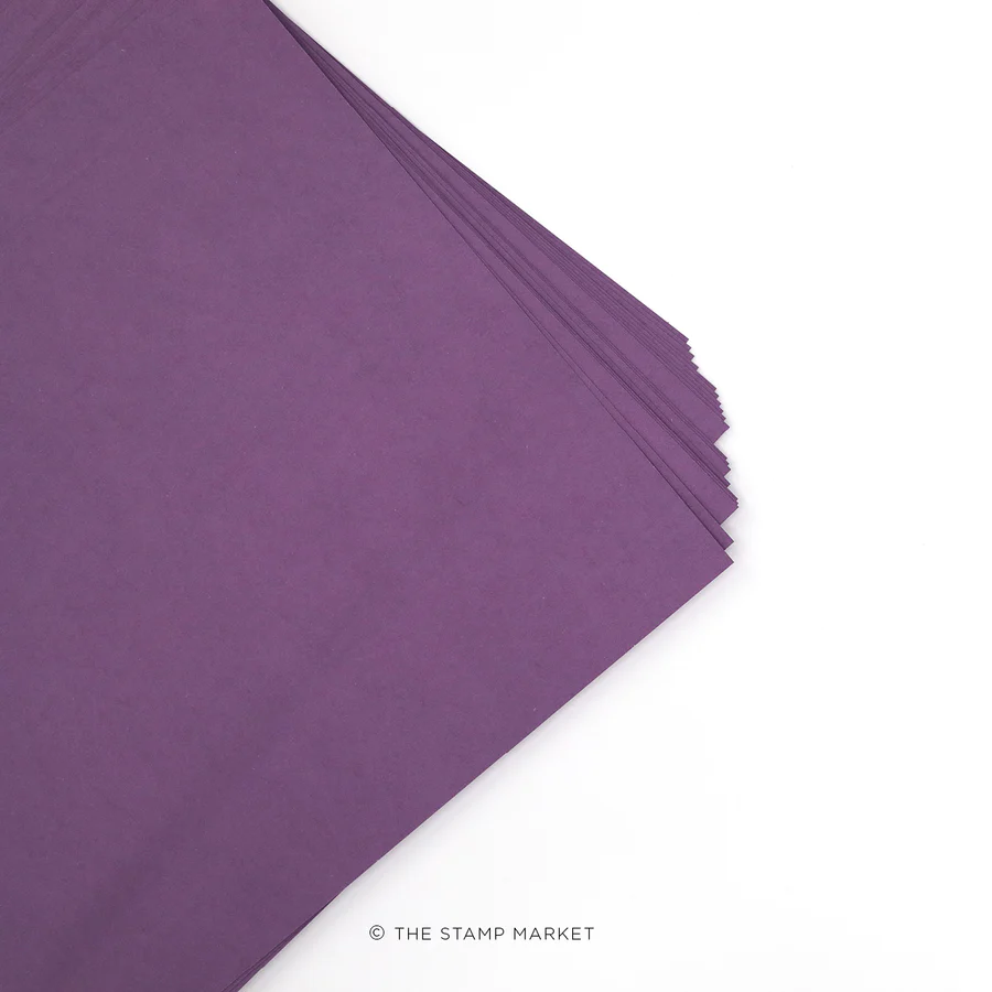 The Stamp Market - Color Crush Cardstock (5 Sheets Each) - PLUM
